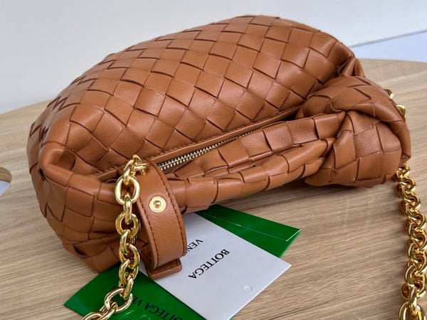 mini jodie 28 brown lambskin