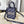 LADY 18 BAG IN BLUE OBLIQUE JACQUARD