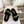CD Dway Slide Black Fleece Lining And Canvas Fabric
