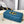 SMALL CARO BAG 20 OCEAN BLUE CALFSKIN