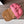 Mini Gate Dual bag in soft calfskin and jacquard pink smooth caflskin