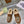 GG Snow Boots Brown Calfskin Denim Wool 576247