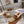 GG Snow Boots Brown Calfskin Denim Wool 576249