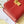 CELINE MEDIUM CLASSIQUE BAG 24CM RED CALFSKIN