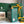 GRAND HÔTEL TRUNK BAG 24 IN GREEN GOYARDINE CANVAS AND CALFSKIN