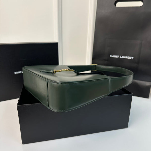 Le 5 a 7 24 Dark Green Lambskin Ghw