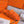 chypre sandal orange lamb wool