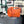 LOE MINI 18 PUZZLE BAG IN VIVID ORANGE SATIN CALFSKIN