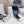 CD Platform Snow Boots Navy Blue White Cowhide Nylon 539657