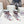 CD Snow Ankle Boots White Red Cowhide Nylon Fabric 539661