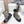 CD Snow Ankle Boots Black Beige Cowhide Nylon Fabric 539662