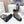CD Snow Ankle Boots Black Beige Cowhide Nylon Fabric 539662