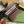 MINI 19 OPHIDIA BAG IN BROWN CALFSKIN AND BEIGE CANVAS