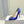 Manolo Diamond Buckle Pumps 10cm Navy Blue Silk 574252