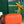ALPIN MINI BACKPACK 21 IN ORANGE LAMBSKIN AND GOYARDINE CANVAS