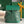 ALPIN MINI BACKPACK 21 IN GREEN LAMBSKIN AND GOYARDINE CANVAS