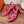 SLINGBACK SANDAL ETERNITE 75 BRIGHT PINK LAMBSKIN