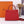 HM KELLY BAG 25 RED TOGO SILVER HARDWARE