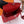HM KELLY BAG 28 RED TOGO SILVER HARDWARE