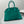 The Row Margaux 15 38cm Tote Bag Teal Blue Suede