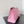 CRUSH CHAINED BAG 32 IN PINK QUILTED CRUSHED CALFSKIN SILVER HARDWARE