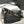 HOBO BAG 25 WITH STRAP IN BLACK CALFSKIN GOLD AND SILVER HARDWARE