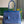 BELLECHASSE BIAUDE PM BAG 36 IN BLUE GOYARDINE CANVAS AND CALFSKIN TRIM