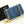 DENIM LEATHER 24 CHAIN SHOUDER BAG