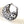 FENDIGRAPHY MINI 16 IN WHITE MIX BLACK SMOOTH CALFSKIN SILVER HARDWARE