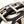 FENDIGRAPHY MINI 16 IN WHITE MIX BLACK SMOOTH CALFSKIN SILVER HARDWARE