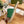 GG 26ss Slide Green Canvas Sheepskin 692201