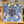 Cavalcades Scarf 90 CM In Blue Yellow Colorful Silk Twill 288859
