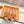 0RAN SANDAL BRIGHT ORANGE LAMBSKIN ATTACH CRYSTALS