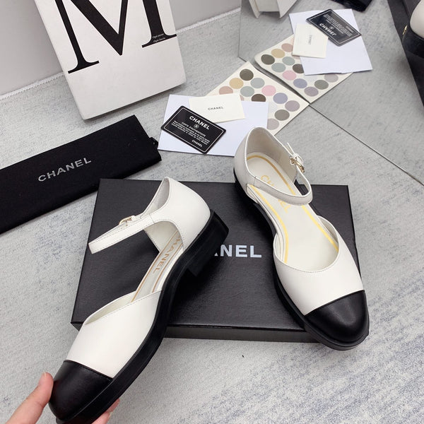 CC 26s Mary Janes Lambskin Grosgrain
