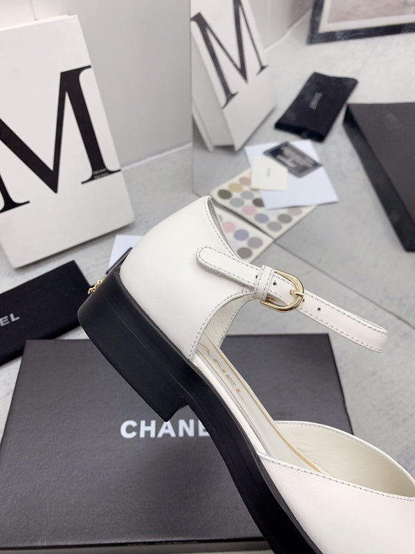 CC 26s Mary Janes Lambskin Grosgrain