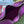 SHOULDER BAG 25 IN VIOLET CALFSKIN GOLD HARDWARE