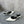 cl kitten with strap 45 white lizard stamped calfskin