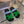 CHYPRE SANDAL GREEN MIX BLUE SUEDE