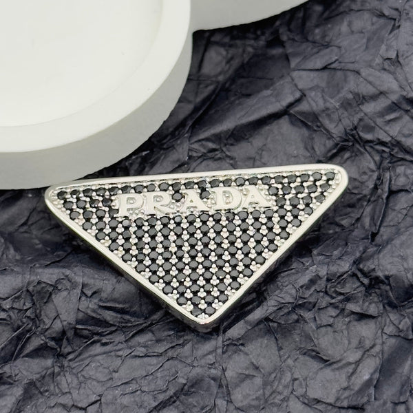 Prada Brooch Sliver 172368