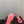 FLORAL FLAT SANDAL IN DARK PINK LAMBSKIN
