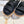 CHLOÉ CROSS STRAP SANDAL IN BLACK RUBBER WITH GOLD HARDWARE
