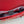 BAGUETTE MINI 19 IN RED SEQUINS GOLD HARDWARE