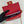 BAGUETTE MINI 19 IN RED SEQUINS GOLD HARDWARE