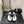 cc sandal white black lambskin mop
