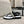 cc sandal white black lambskin mop