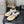 cc sandal white beige lambskin mop