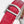pasha 30mm quartz pink gold white dial red leather