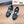 VL7N LOW-TOP BLACK CALFSKIN AND WHITE FABRIC SNEAKER WITH BANDS