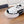 VL7N LOW-TOP WHITE CALFSKIN AND BLACK FABRIC SNEAKER WITH BANDS