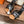 H - CLASSIC SANDAL 125 BLACK MIX CARAMEL LAMBSKIN